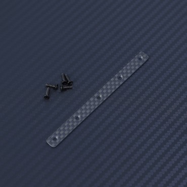 Carbon Fiber Brace for Plastic Rear Brace with 5pcs M2x8 Screws for Mayako MX8 (-21-25)