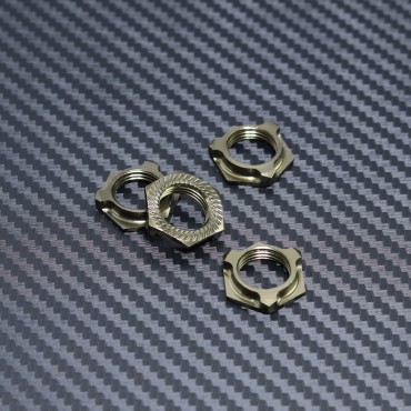Lightweight Knurled Wheel Nut 4pcs for Mayako MX8 (-22-25)