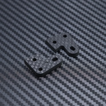 Carbon Fibre Steering Knuckle Plate 1 (Long) for Mayako MX8 (-22)